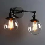 Homeko Bulb Radley Glass Globe Wall Sconce