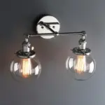 Homeko Bulb Radley Glass Globe Wall Sconce
