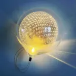 Homeko Clear Glass Wall Lamp