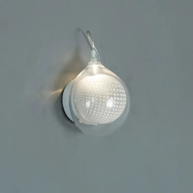 Homeko Clear Glass Wall Lamp
