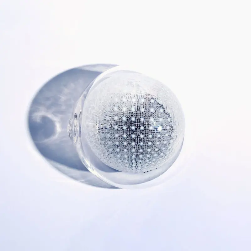 Homeko Clear Glass Wall Lamp