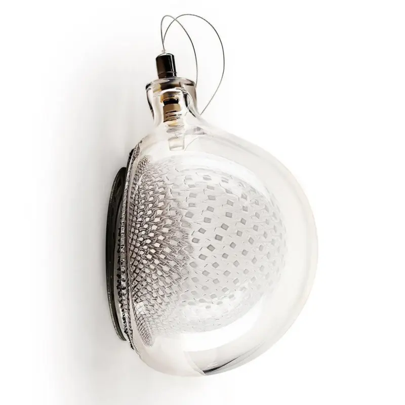 Homeko Clear Glass Wall Lamp