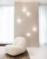 Homeko Clear Glass Wall Lamp