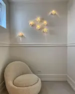Homeko Clear Glass Wall Lamp