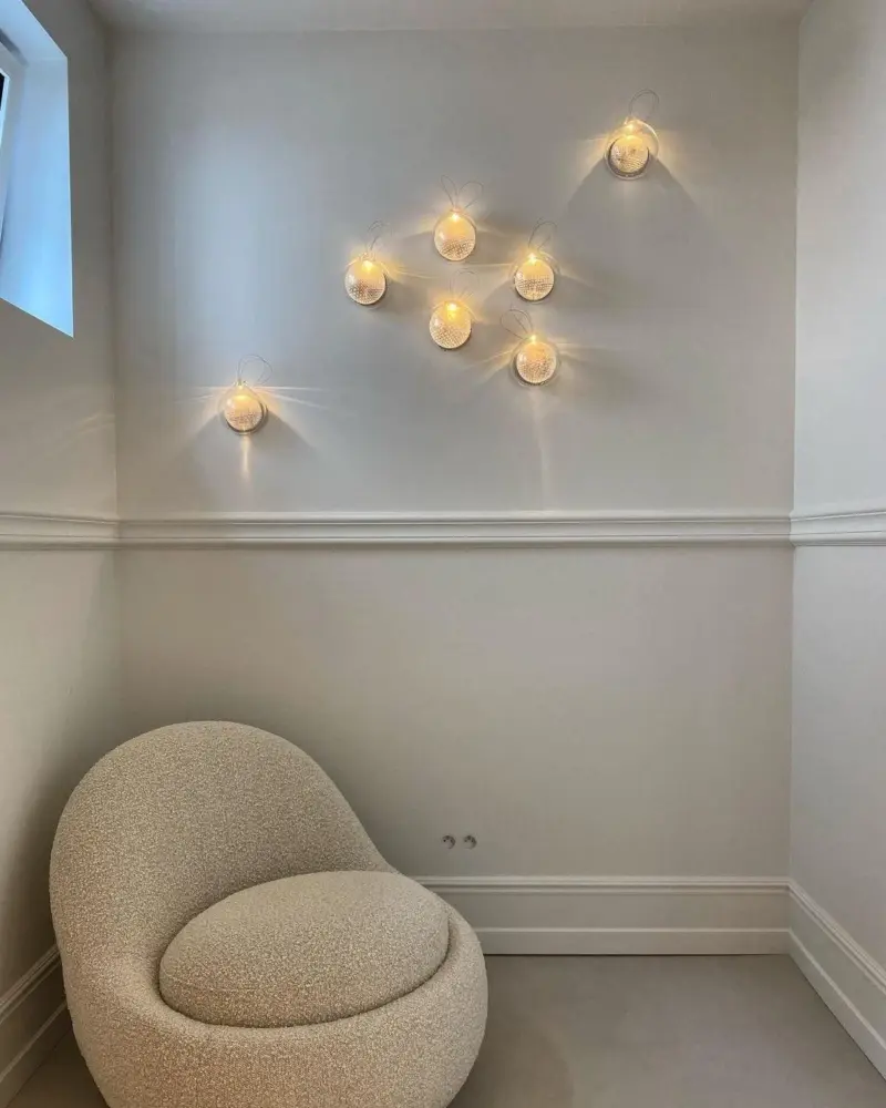 Homeko Clear Glass Wall Lamp