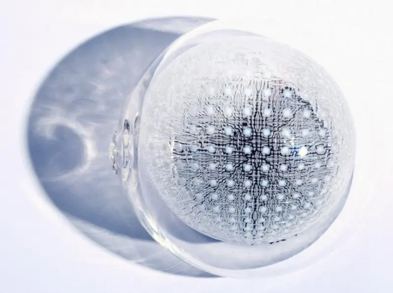 Homeko Clear Glass Wall Lamp