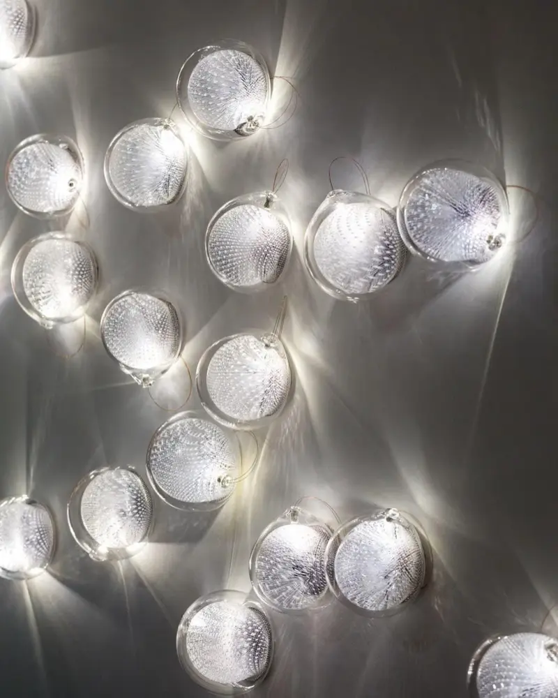 Homeko Clear Glass Wall Lamp