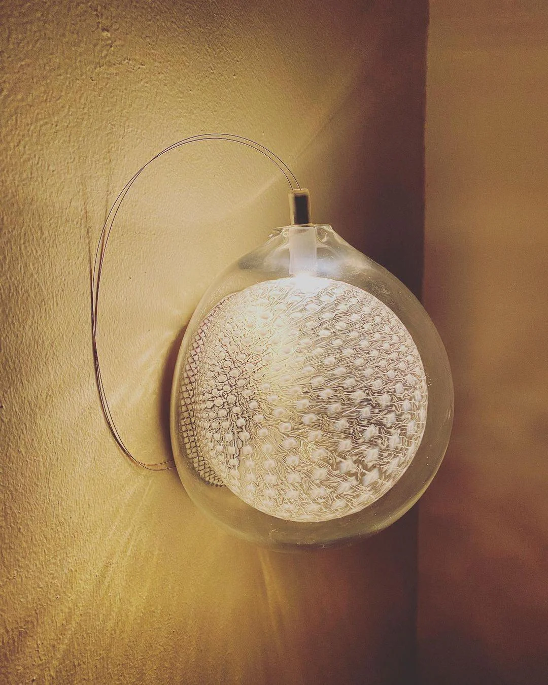 Homeko-Clear Glass Wall Lamp -