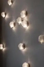 Homeko Clear Glass Wall Lamp