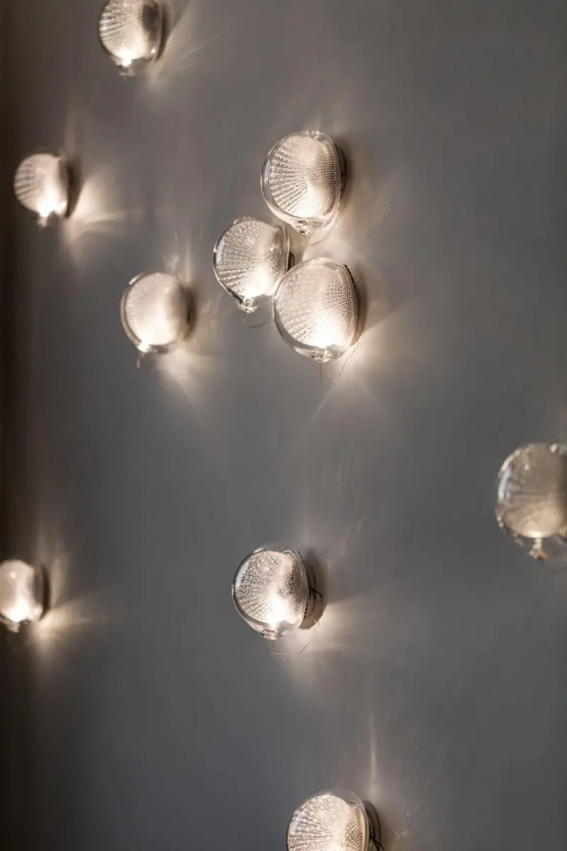 Homeko Clear Glass Wall Lamp