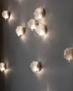 Homeko Clear Glass Wall Lamp