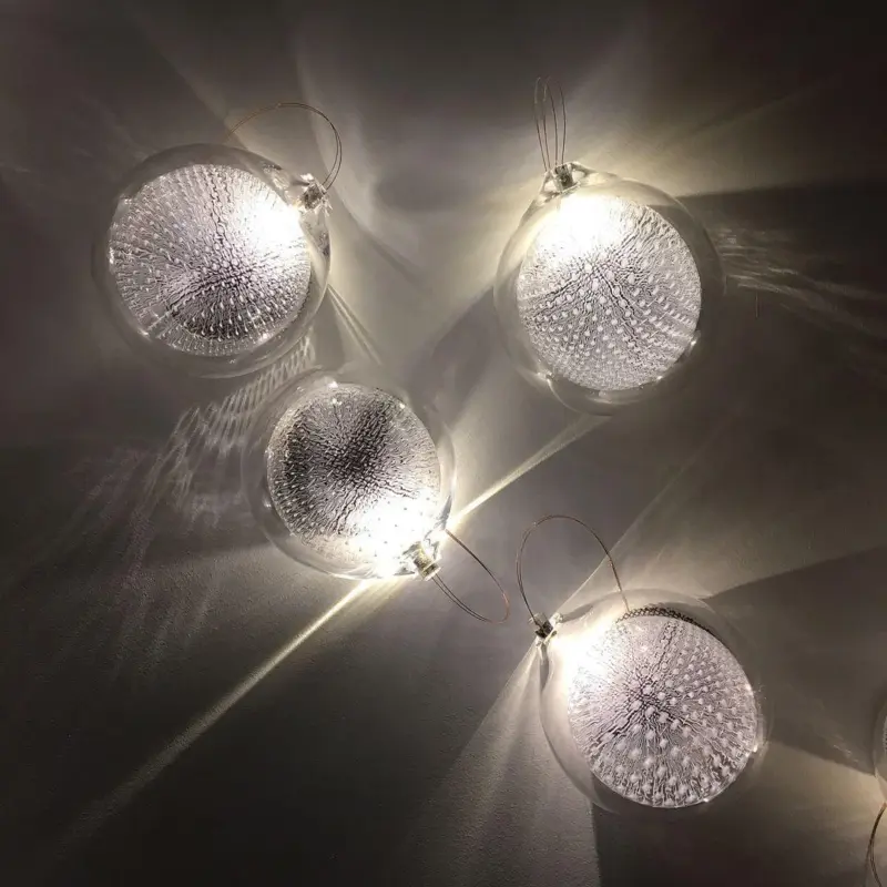 Homeko Clear Glass Wall Lamp