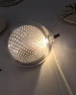 Homeko Clear Glass Wall Lamp