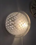 Homeko Clear Glass Wall Lamp