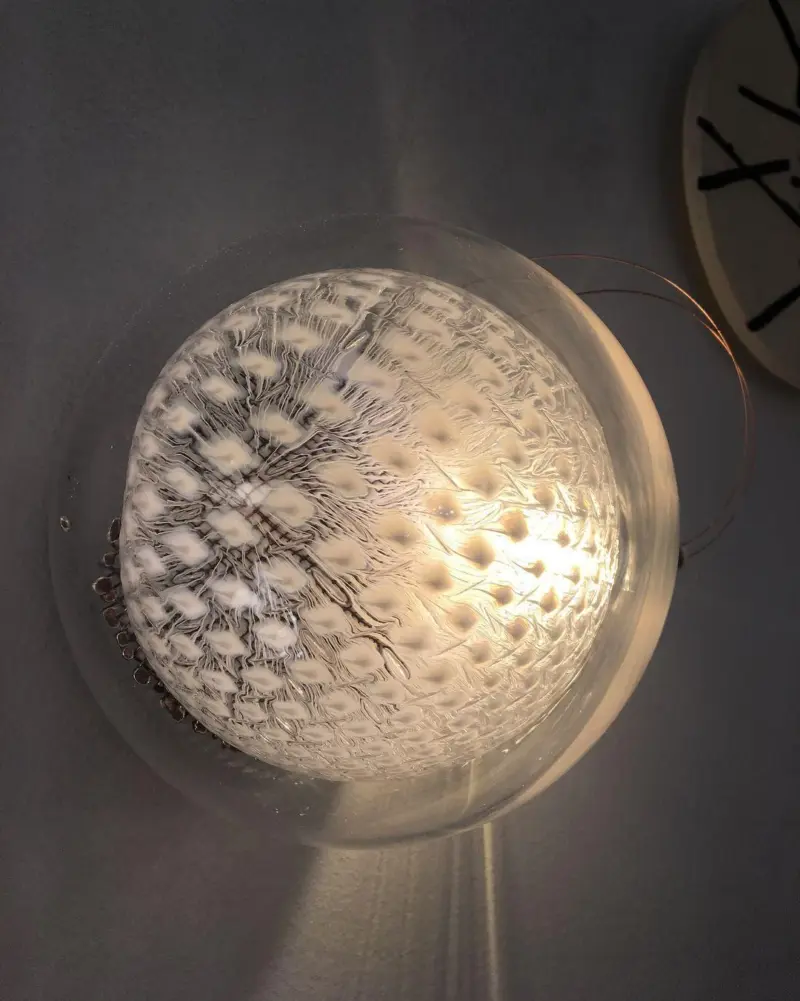 Homeko Clear Glass Wall Lamp