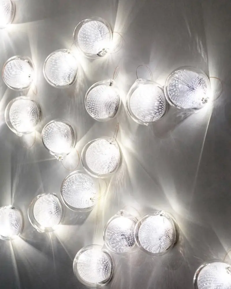 Homeko Clear Glass Wall Lamp