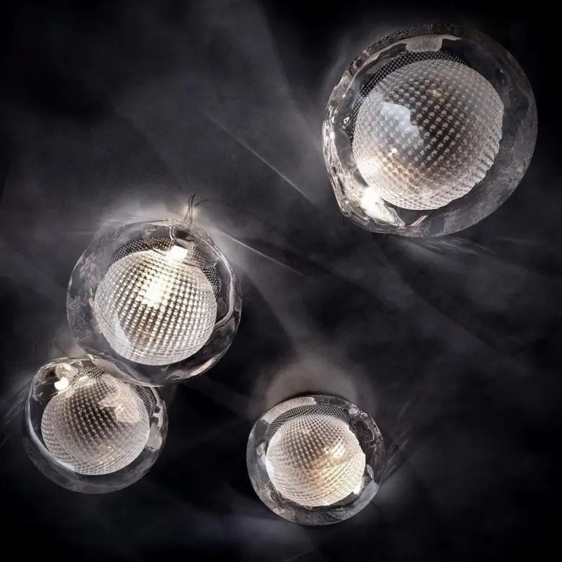 Homeko Clear Glass Wall Lamp