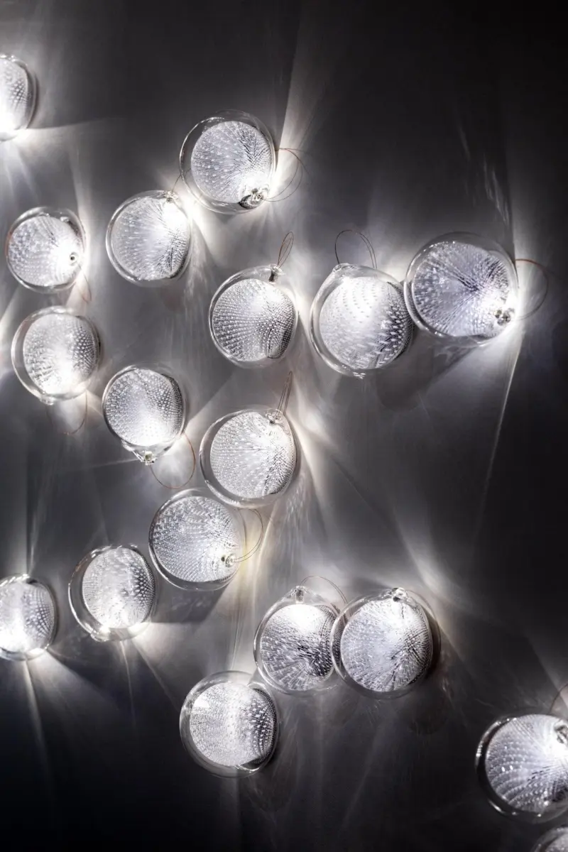 Homeko Clear Glass Wall Lamp