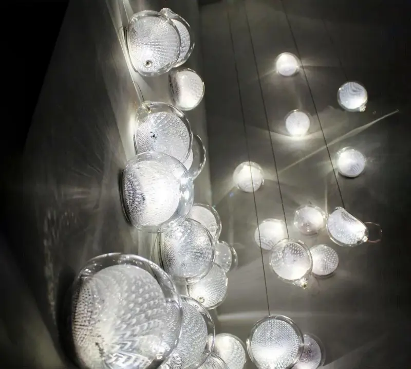 Homeko Clear Glass Wall Lamp