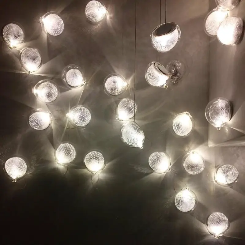 Homeko Clear Glass Wall Lamp