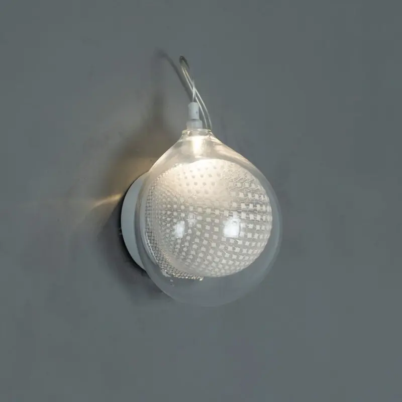 Homeko Clear Glass Wall Lamp