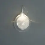Homeko Clear Glass Wall Lamp