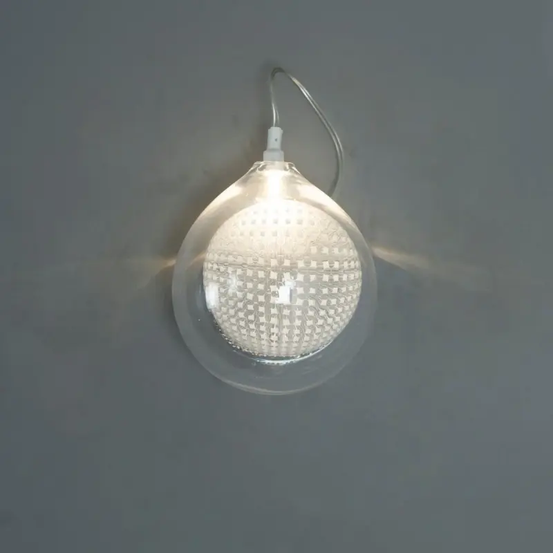 Homeko Clear Glass Wall Lamp