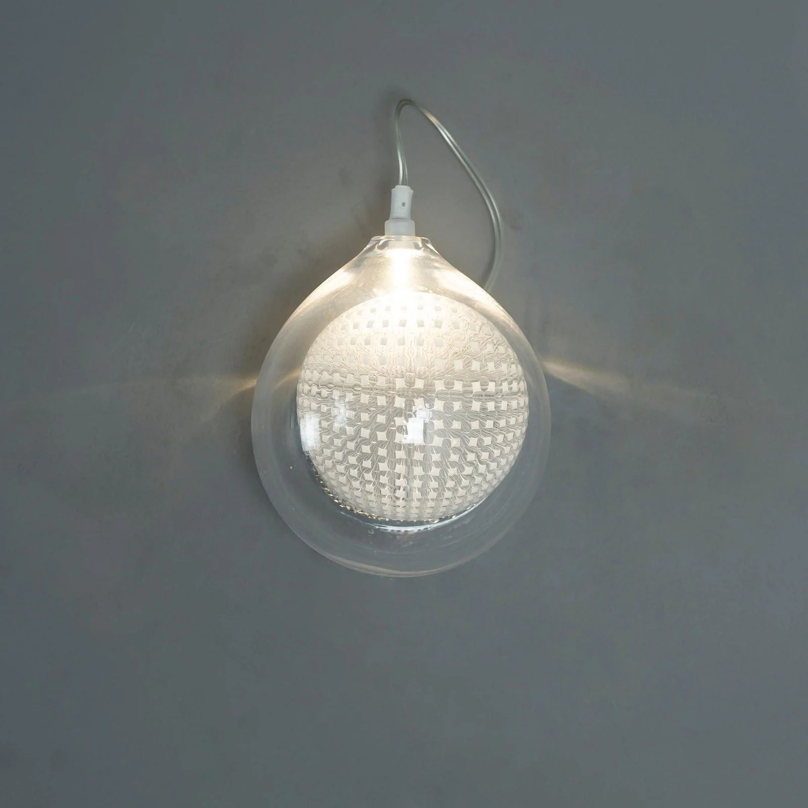 Homeko-Clear Glass Wall Lamp -