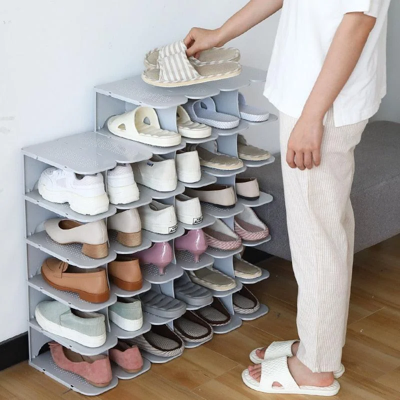 Homeko-Layer Wardrobe Modular Shoe Storage Shelves -