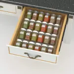 Homeko Tier Acrylic Spice Drawer Organizers