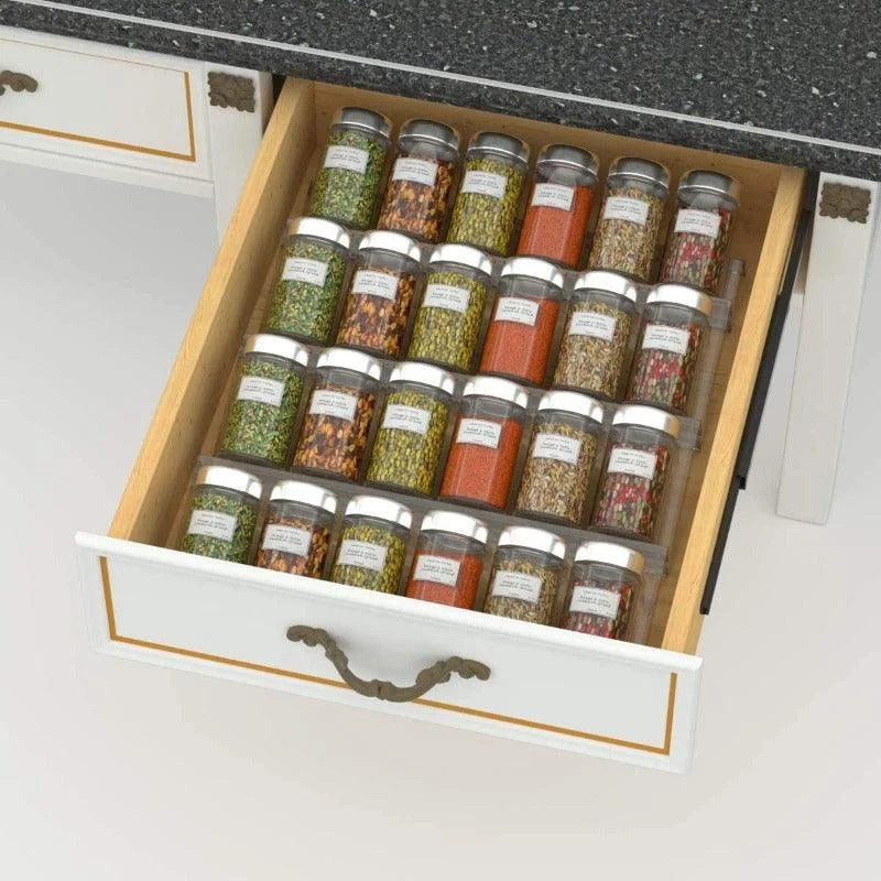 Homeko-Tier Acrylic Spice Drawer Organizers -