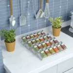 Homeko Tier Acrylic Spice Drawer Organizers