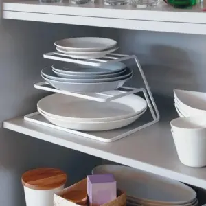 Homeko-Tiered Plate Dish Rack and Organizer
