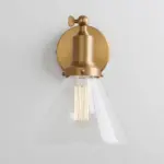 Homeko Contemporary Glass Wall Sconce