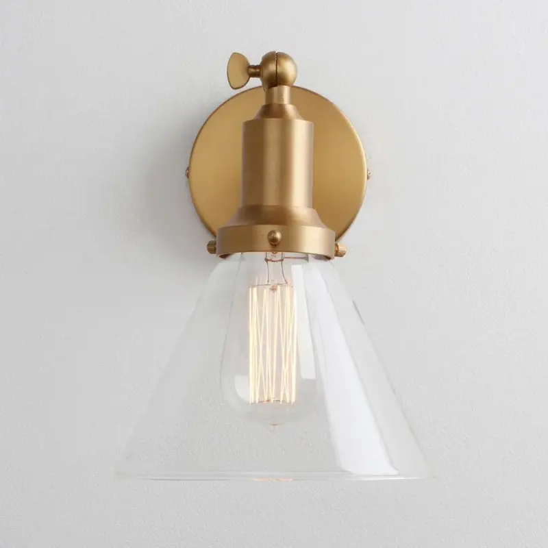 Homeko Contemporary Glass Wall Sconce