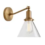 Homeko Contemporary Glass Wall Sconce