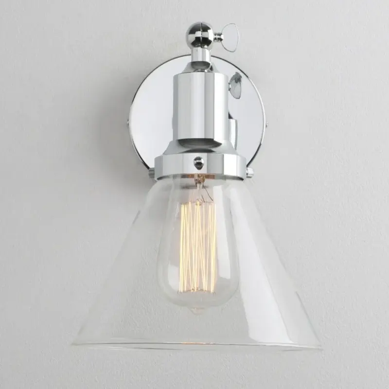 Homeko Contemporary Glass Wall Sconce