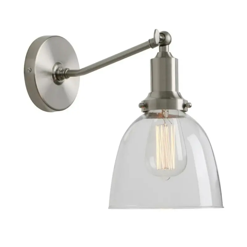 Homeko Contemporary Oval Glass Wall Sconce
