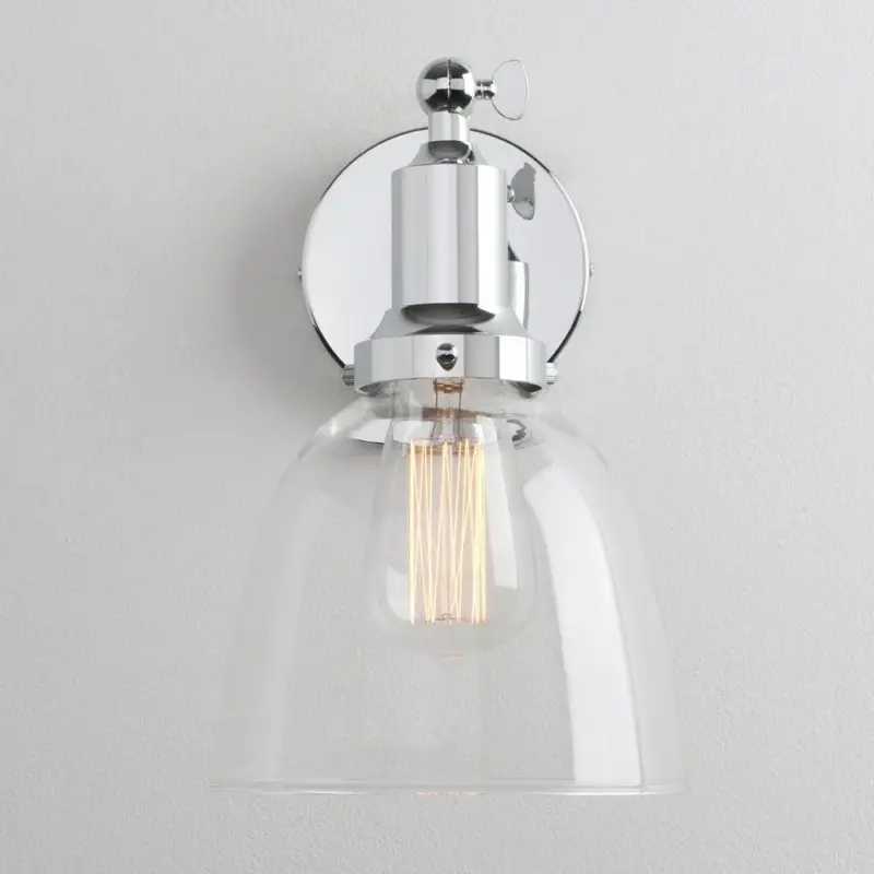 Homeko Contemporary Oval Glass Wall Sconce
