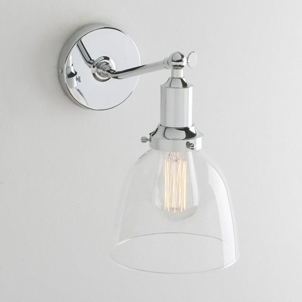 Homeko - Contemporary Oval Glass Wall Sconce -