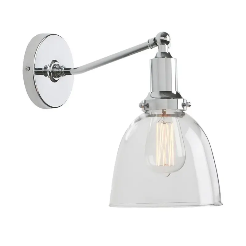 Homeko Contemporary Oval Glass Wall Sconce