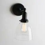 Homeko Contemporary Oval Glass Wall Sconce