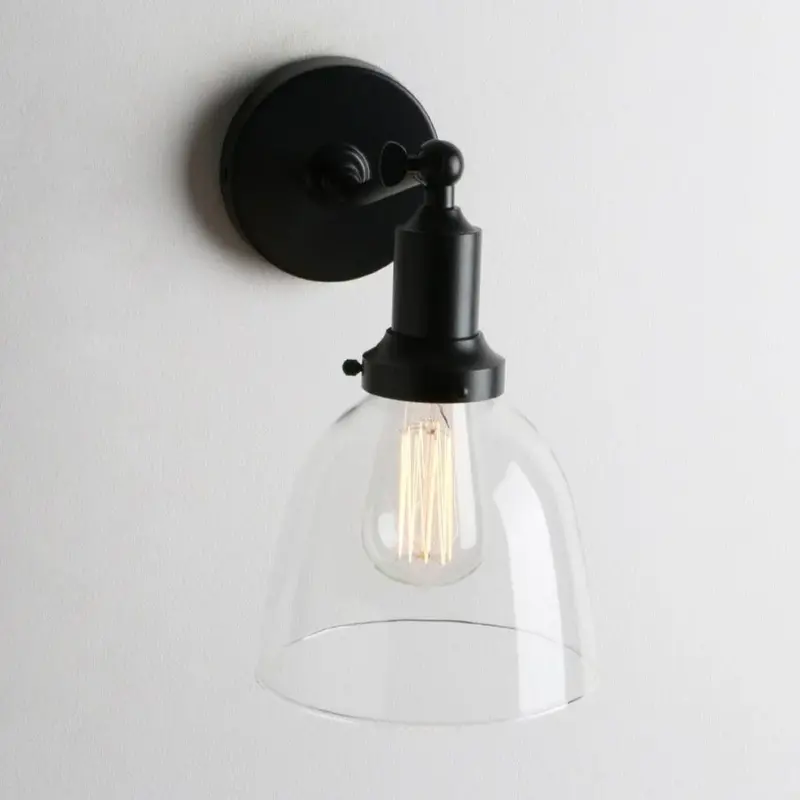 Homeko Contemporary Oval Glass Wall Sconce