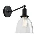 Homeko Contemporary Oval Glass Wall Sconce