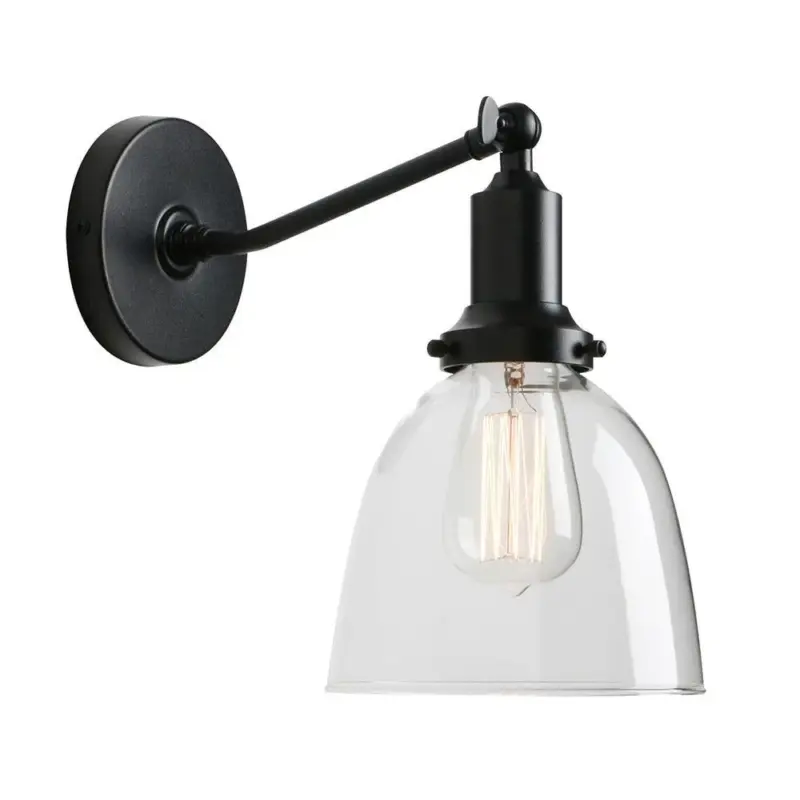Homeko Contemporary Oval Glass Wall Sconce