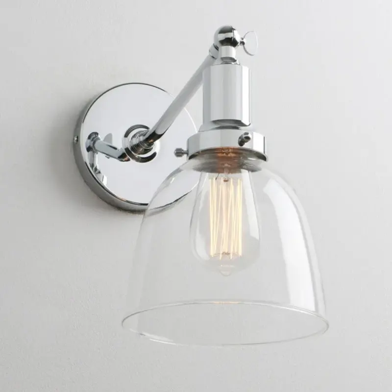 Homeko Contemporary Oval Glass Wall Sconce