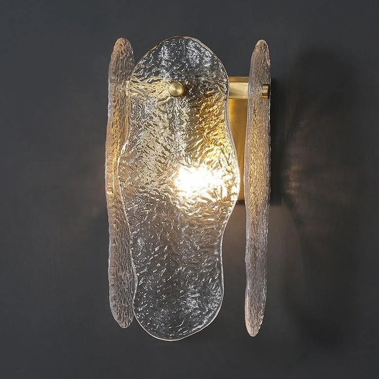 Homeko - Glass & Copper Contemporary Wall Sconce -