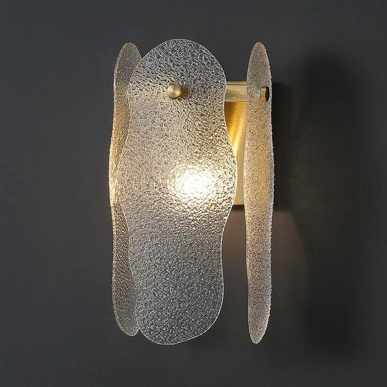 Homeko - Glass & Copper Contemporary Wall Sconce -