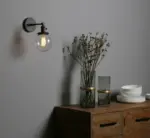 Homeko Glass Globe Wall Sconce