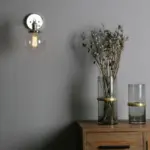 Homeko Glass Globe Wall Sconce